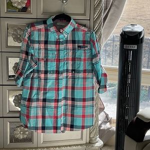 Columbia PFG button down shirt